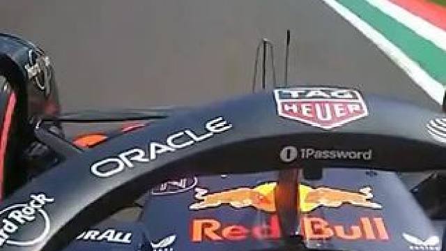 伊莫拉排位赛Q1，角田失控上墙#f1 #赛车 #速度与激情 #贴地飞行 #f1伊莫拉站