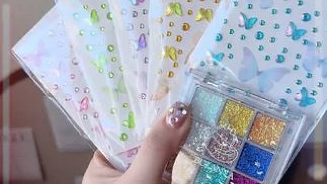 用这个眼影和妆容贴的组合，轻松搞定女儿演出妆造啦#儿童舞台妆 #儿童舞台妆怎么画 #儿童眼影