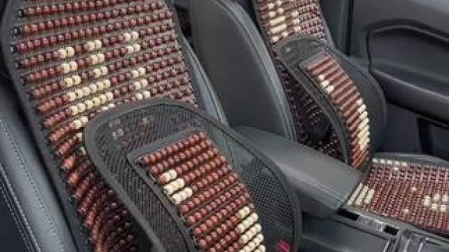 #上热门 #把爱车打造的与众不同 还在用普通坐垫？试试这款网布包边木珠坐垫，夏天开车不闷热，#防滑耐