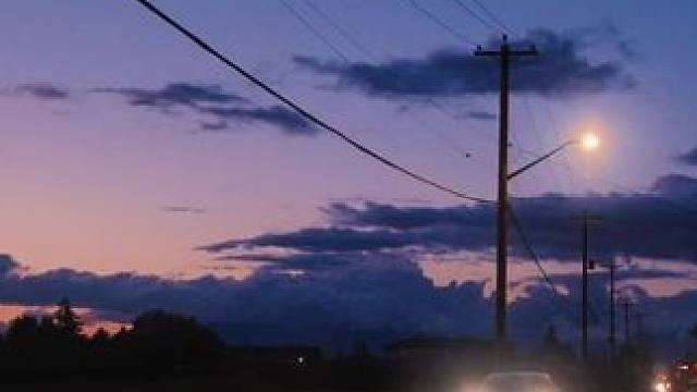 回家路上的晚霞，最抚慰人心.