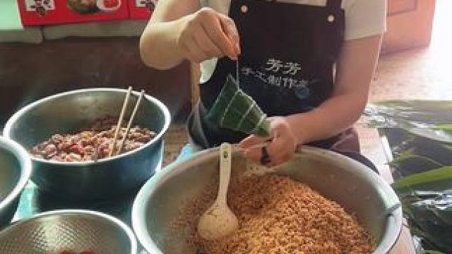 包粽子的日常#包粽子啦 #手工粽子端午节