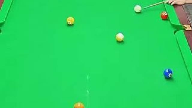 翻底蒙进，收下一金#台球是一种生活