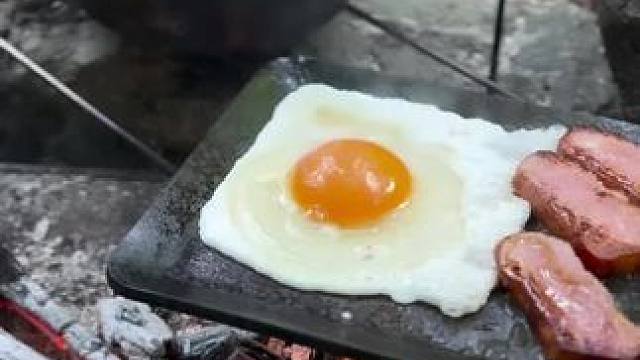 露营吃蛋#露营报告