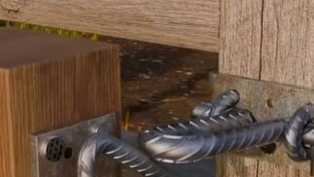 门锁的机械原理。 #机械原理 #门锁 #门锁结构 #门锁观后感