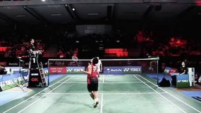 极致的控球，暴力的进攻，这就是禁赛之前的桃田#市民陈的毛毛球尾唠鸽 #桃田贤斗 #羽毛球