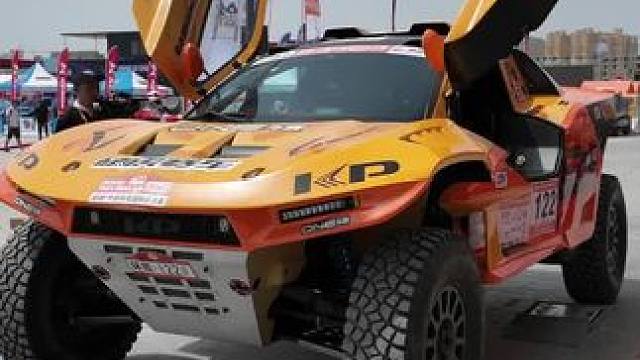 2025环塔国际拉力赛车检日#硬虎赛车 #硬虎KP #环塔拉力赛 #跟着环塔看新疆 #硬虎EVO3