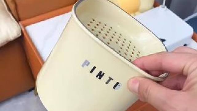 茶渣垃圾桶 可以放桌面的茶渣垃圾桶，小巧不占空间，双层带沥水，好看又实用#茶水桶  #桌面垃圾桶  