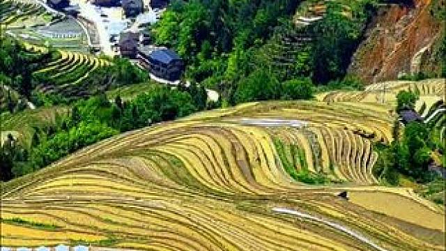 广西龙脊梯田，世界梯田之冠，全球重要农业文化遗产。