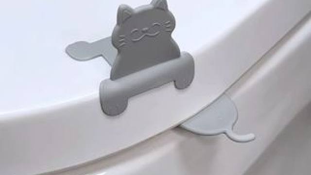 每次掀马桶盖都怕弄脏手。有了这个马桶提盖器，可爱，干净，又卫生。再也不怕脏手了#非常方便实用  #马