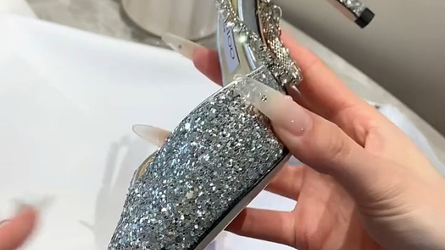 Jimmy Choo 高跟鞋Saedajimmychoo 水钻高跟鞋 jimmychoo高跟鞋 水晶
