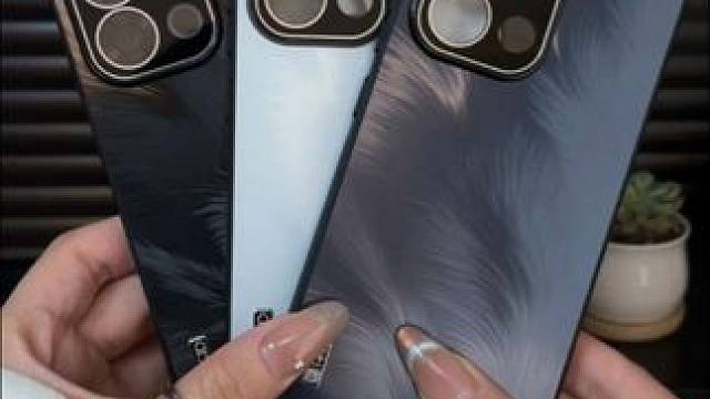 一加13T亚克力手机壳，高级羽纹设计，自带高清镜头膜 #一加13T手机壳#一加13T#羽纹手机壳#3