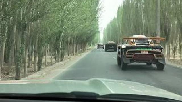 环塔国际拉力赛SS1第一赛段 #硬虎赛车 #硬虎evo3 #硬虎KP1 #环塔拉力赛 #跟着环塔看新