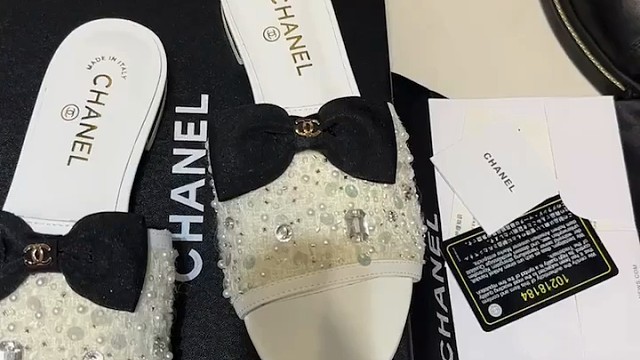 会是仙女的鞋吗！Chanel 白月光仙女的拖鞋 女士凉鞋 仙女凉拖 高端女鞋 蝴蝶结拖鞋 美鞋分
