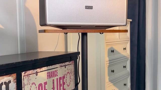 一键开启沉浸式试听体验，DOSS磨砖全景声音响