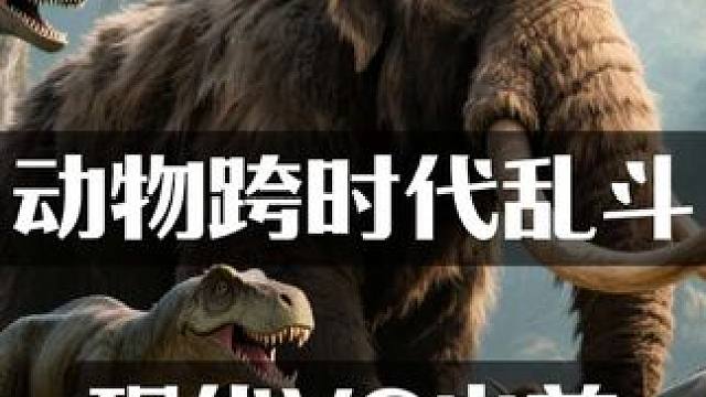 #现代动物VS史前动物 #完齿猪 #剑齿虎 #猛犸象 #龙影格斗 现代动物最强战力团队，能不能打的过