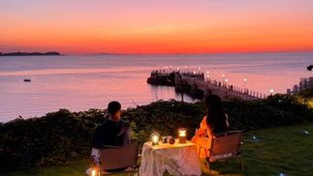 如果可以 我想夏天和你一起去看海.
#威海 #氛围感 #一起看海