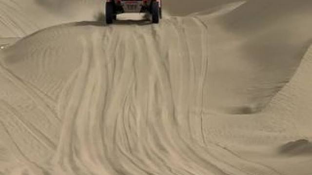 #环塔拉力赛 SS2第2赛段阿拉尔沙漠 #硬虎赛车 #硬虎evo3 #硬虎KP1 #跟着环塔看新疆