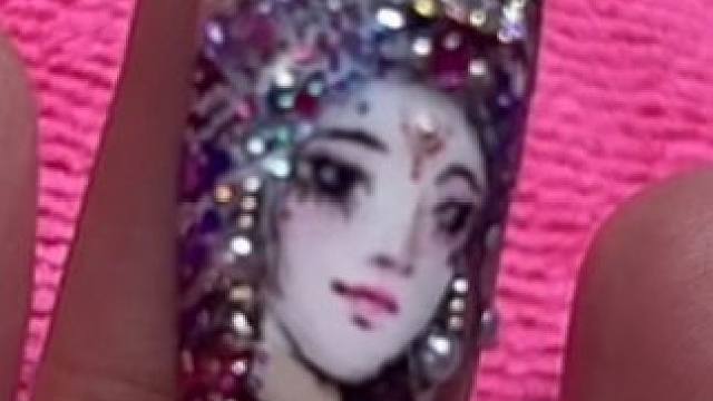 指甲狗狗不搓  ！我搓  ！已经我这次真的回来了！ #美甲