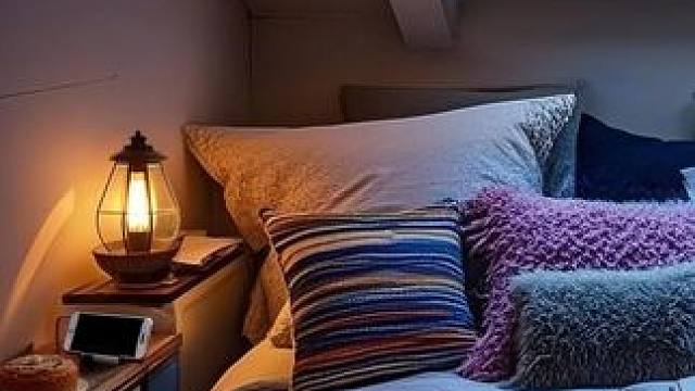 雪山上的阁楼小屋，暴风雪在窗外咆哮，助眠氛围 #好好睡觉 #助眠视频 #解压助眠 #白噪音 #快速入