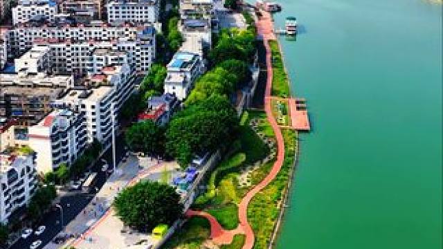 广元嘉陵江上的交通#无人机拍摄 #原创视频 #纪录美好生活