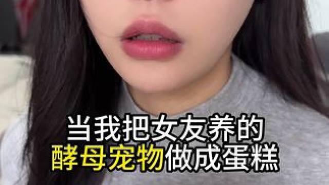 当我把女友的酵母宠物做成蛋糕