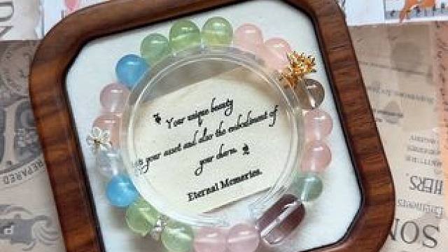 沉浸式串珠！超解压款！ #沉浸式串珠 #水晶定制 #天然水晶 #晶遇水晶 #原创手工