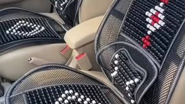 #上热门 #实用好物 #木珠坐垫，夏季开车不闷热#防滑耐磨 舒适凉爽#汽车好物