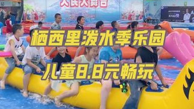 这个端午儿童节就来栖西里泼水季乐园玩吧#儿童的乐园 #附近游乐场 #周末去哪玩 #艾特你想艾特的人 