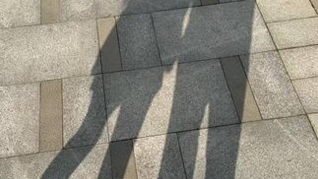 夫妻 终于等到阳光明媚的大晴天❤️携家夫献丑了影子舞安排#宝妈 #夫妻 #影子 #日常vlog #生