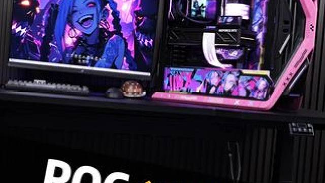 第一视角装机 预算就是用来打破的！金克丝ROG创世神! #电脑装机  #电脑 #ROG创世神 #电脑