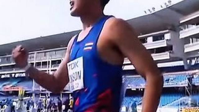 “两年前我在观众席看你夺冠，两年后我干的就是你”#亚锦赛 #布森 #柳田大辉 #田径 #100米