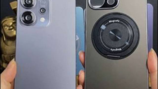 OPPOreno14pro磁吸支架手机壳，支架可360度旋转 #opporeno14手机壳#oppo