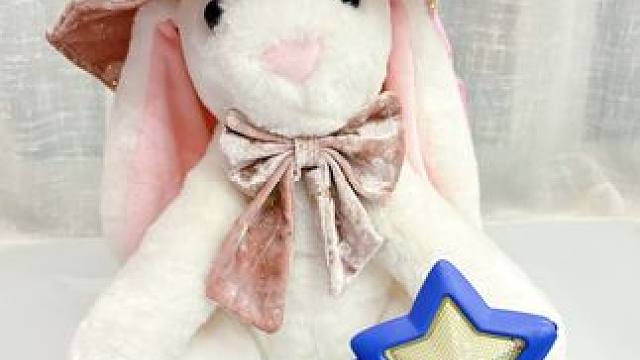 不敢想六一收到这么可爱的小兔子得开心 #我的玩具分享 #少女心爆棚 #六一礼物 #可爱兔子玩偶 #