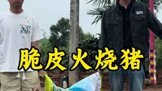 脆皮火烧猪#农村生活 #回村后的我 #新农人2025计划