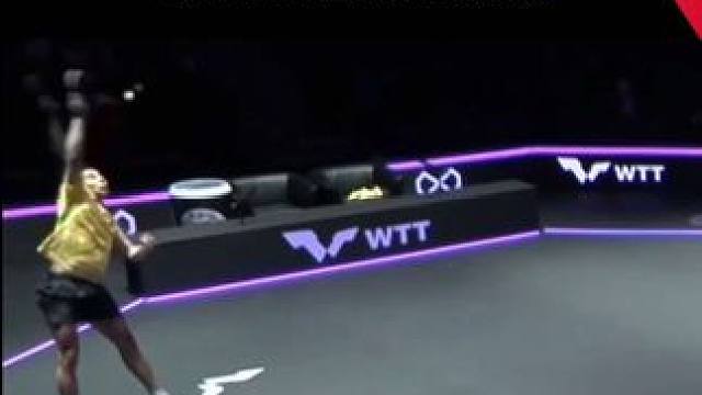 ➡️雨果乒乓球台演绎羽毛球打法#雨果卡尔德拉诺 #精彩片段 #乒乓球