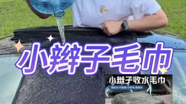 小辫子毛巾 #测评 #打假 #擦车毛巾 #洗车神器