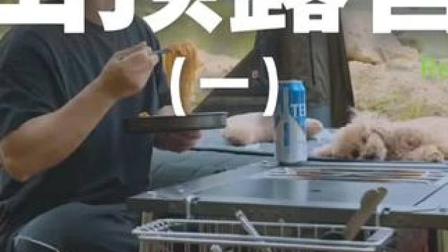 山顶露营（一）躺在山顶的透明帐篷里面还能有什么烦恼~#露营 #助眠 #解压 #萌宠 #户外露营