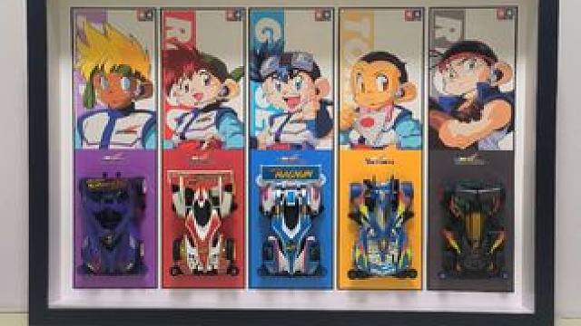 四驱车相框定制之胜利队全家福 喜欢的老铁来看看#四驱兄弟 #四驱车 #童年玩具 #童年回忆 #相框d