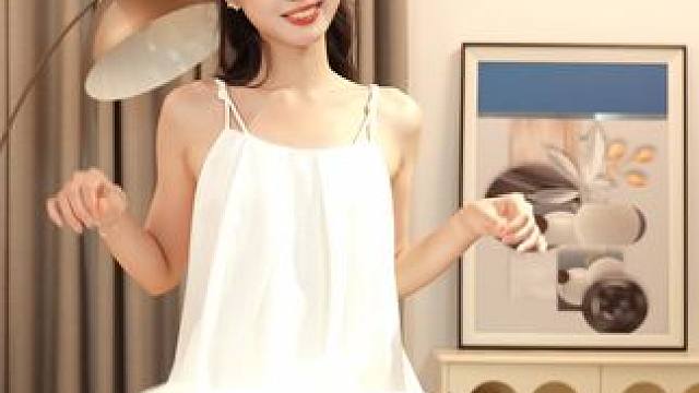 白色系穿搭永远都明媚#白色系穿搭 #连衣裙 #韩系穿搭 #谁穿谁好看