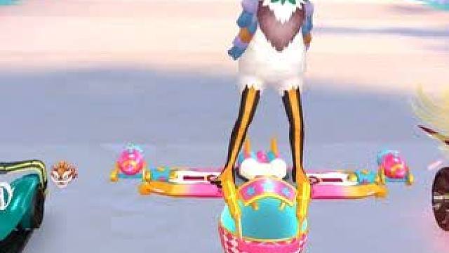 抽象飞车魔性搭配之小鸟骑平衡车 #QQ飞车手游 #QQ飞车人肉底盘车