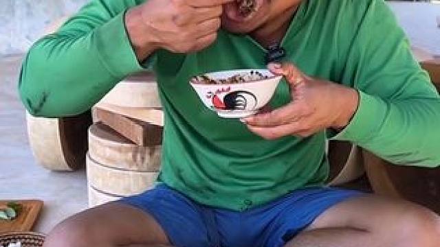 牛瘪汁大块牛杂 #内容启发搜索 #美食 #泰国美食 #户外美食