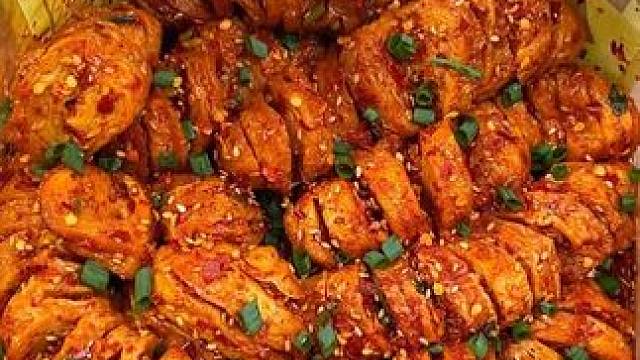 这可不是普通的零食，这是湖南特产烤面筋#解馋 #好吃到停不下来