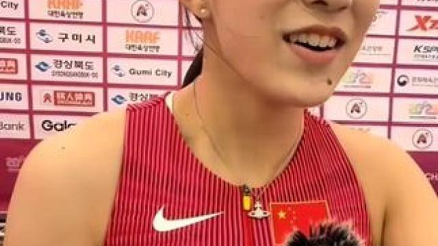 陈妤颉：终于不用跑三枪了 #陈妤颉 #亚锦赛