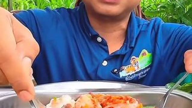 泰式️辣呛虾 #美食 #泰国美食 #户外美食 #内容启发搜索