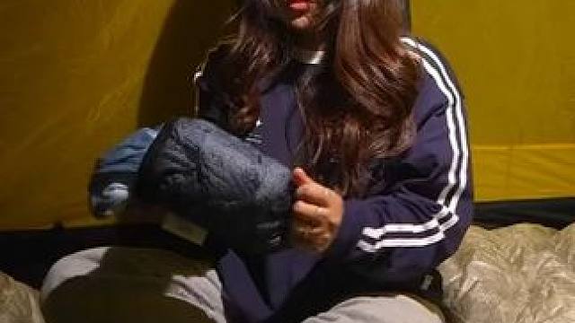 【无限露营】小姐姐野外露营 #露营⛺ #沉浸式体验