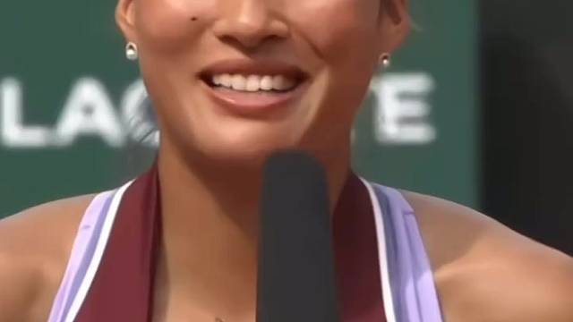 郑钦文赛后接受采访#郑钦文#郑钦文晋级法网8强