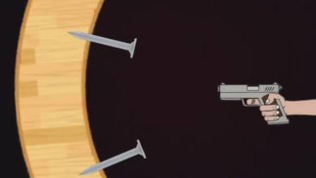 拿捏 #轮盘射击挑战 #钟意