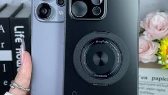 OPPOReno14pro旋转支架手机壳，肤感不发黄，镜头膜 #opporeno14手机壳#oppo