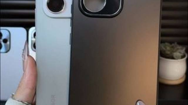 荣耀400pro极光磨砂手机壳，不沾指纹手汗，金属镜头圈  #荣耀400pro手机壳 #荣耀400手