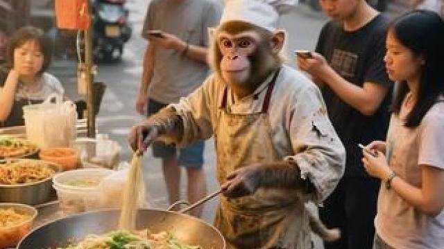 #即梦AI 现在生意太卷了，餐饮太难干了，搞个路边摊试试。#餐饮 #湘菜 #剁椒鱼头